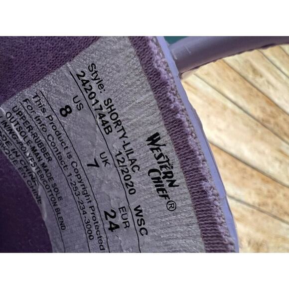 Western Chief Mermaid Shorty Rainboots 8 - Picture 6 of 9